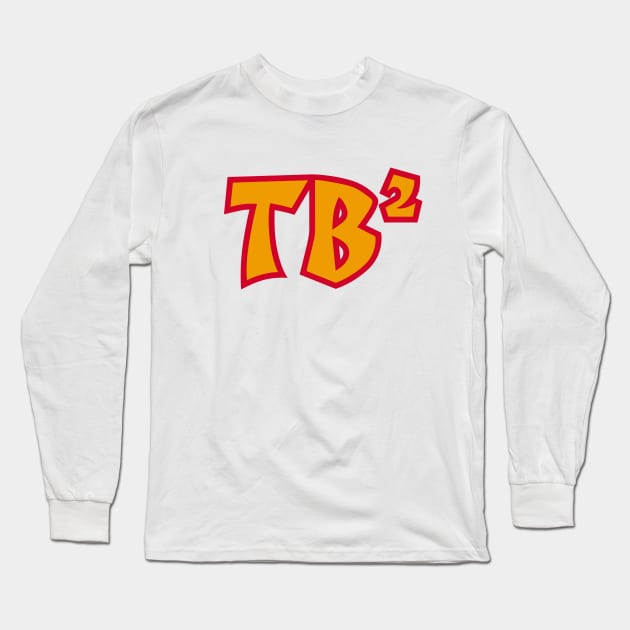 TB Squared - White Long Sleeve T-Shirt by KFig21